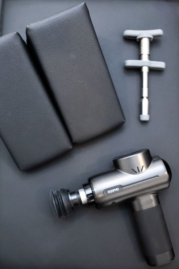 Chiropractic Treatment Tools – Radiant Chiropractic Canterbury - Radiant Chiropractic Canterbury Chiropractic treatment tools including an Activator and soft-tissue massage device at Radiant Chiropractic Canterbury